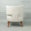 Обивка современной французской новейшей конструкции ткань досуг диван стул